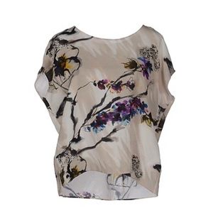 Adele Fado 100% silk Made in Italy blouse